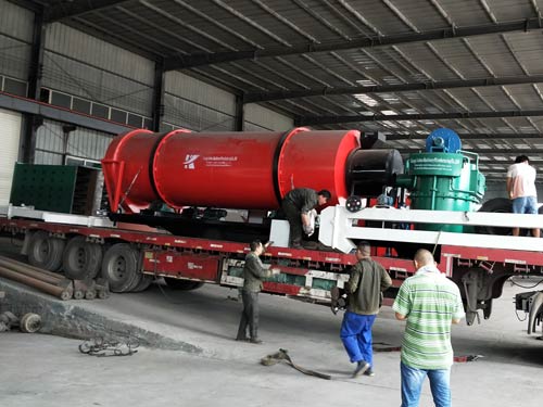 玉米烘干機發貨安裝